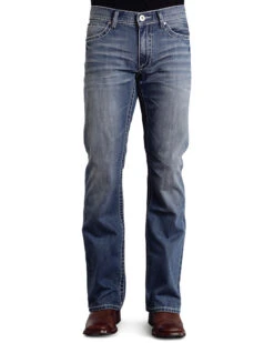 Stetson Rock Fit Frayed X Stitched Jeans 7 Stetson Rock Fit Frayed X Stitched Jeans -Ariat Shop 010D66 S1 P2