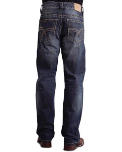 Stetson Modern Fit Curved "X" Stitched Jeans