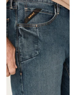 Ariat Men's M4 Rebar Distressed Low Rise Relaxed Bootcut Work Jeans 8 Ariat Men's M4 Rebar Distressed Low Rise Relaxed Bootcut Work Jeans -Ariat Shop 010J17 N9 P2