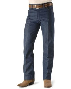 Wrangler Men's 13MWZ Cowboy Cut Rigid Original Fit Jeans - 38" & 40" Tall Inseams -Ariat Shop 013059 88 P2
