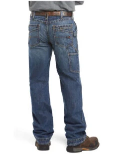 Ariat Men's FR M4 Relaxed Workhorse Relaxed Fit Bootcut Jeans -Ariat Shop 0862U6 7030 P2