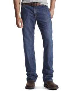 Ariat Men's FR M4 Relaxed Workhorse Relaxed Fit Bootcut Jeans -Ariat Shop 0862U6 N9 P2