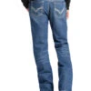 Rock & Roll Denim Men's FR Medium Wash Double Barrel Relaxed Fit Bootcut Jeans -Ariat Shop 0864K1 88 P1