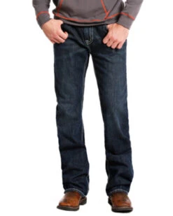Rock & Roll Denim Men's FR Double Barrel Relaxed Fit Bootcut Jeans -Ariat Shop 0864K2 88 P2