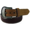 G Bar D Men's Feathered Edge Leather Belt -Ariat Shop 1202P8 41 P1