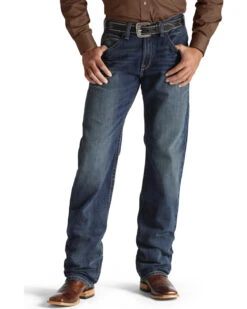 Ariat Men's Blue M3 Multi-Stitch Storm Jeans - Straight Leg -Ariat Shop 2000077599 400 P2