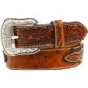 Ariat Men's Ostrich Print Circle Concho Belt -Ariat Shop 2000206812 200 P1
