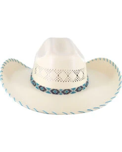 Charlie 1 Horse Girls' Natural Straw Hat -Ariat Shop 2000207643 101 D2