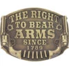 Montana Silversmiths Montanan Silversmiths Men's Right To Bear Arms Belt Buckle -Ariat Shop 2000214414 040 P1