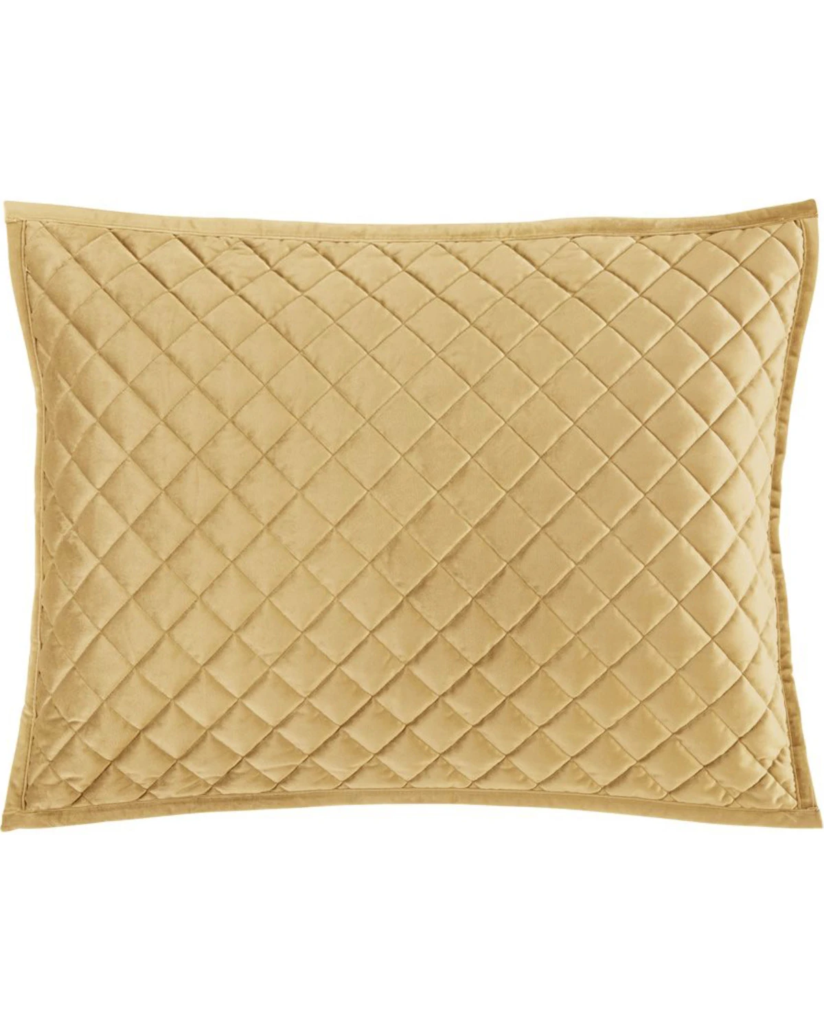 HiEnd Accents King Gold Diamond Quilted Shams 3 HiEnd Accents King Gold Diamond Quilted Shams