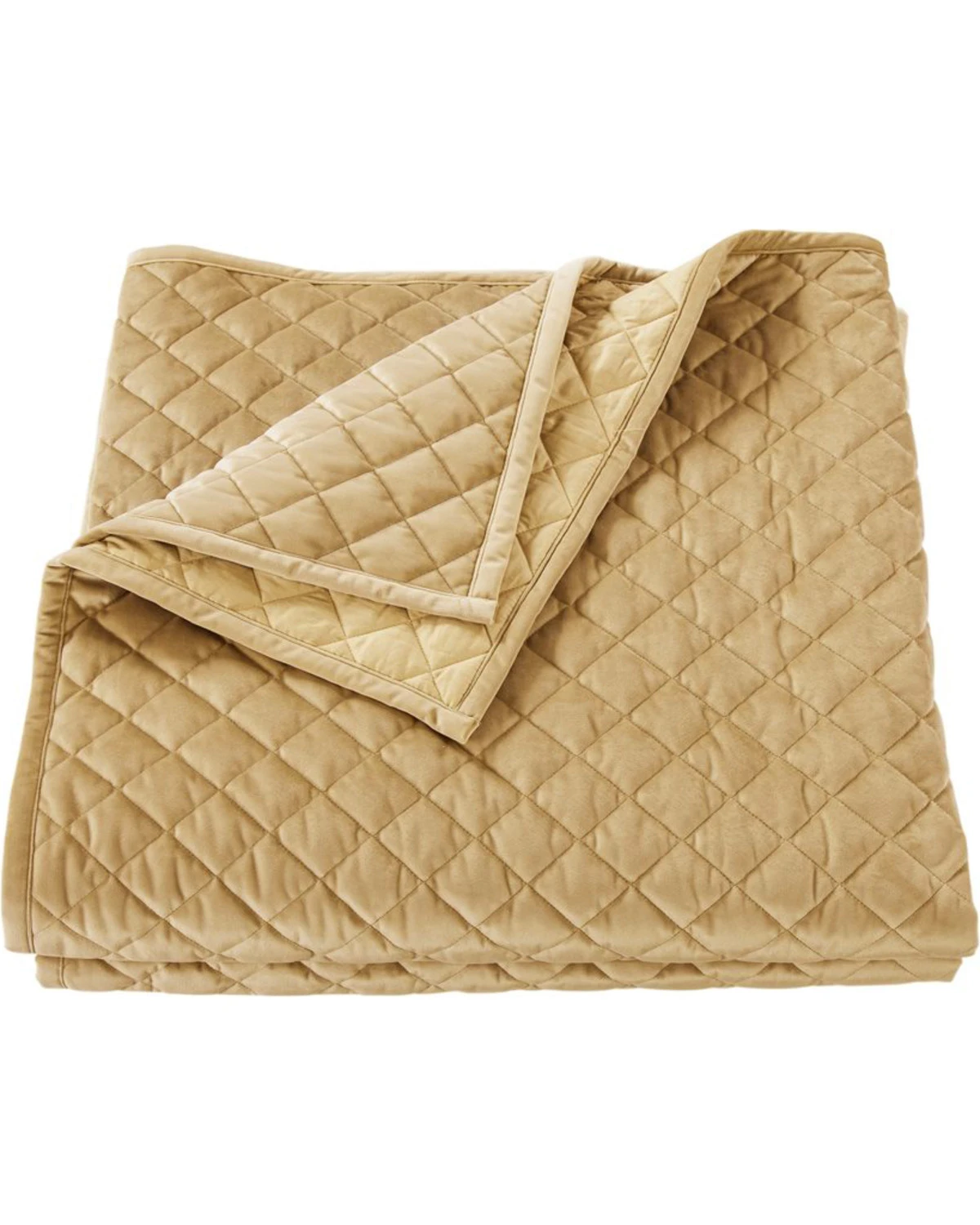 HiEnd Accents Gold Velvet Twin Quilt 3 HiEnd Accents Gold Velvet Twin Quilt