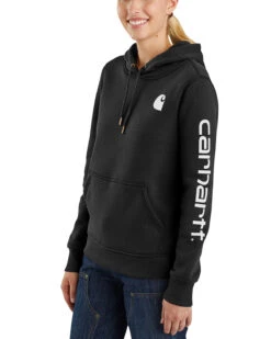 Carhartt Women's Clarksburg Graphic Sleeve Pullover Sweatshirt -Ariat Shop 2000238908 001 D2
