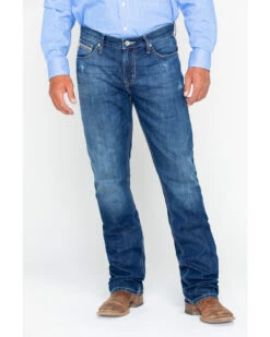 Cinch Men's Ian Dark Stonewash Slim Fit Boot Cut Jeans -Ariat Shop 2000240164 402 P5