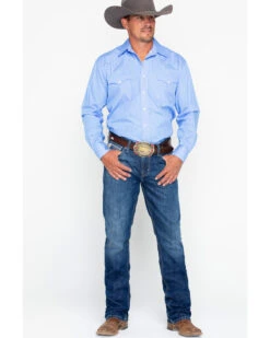 Cinch Men's Ian Dark Stonewash Slim Fit Boot Cut Jeans -Ariat Shop 2000240164 402 P6