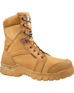 Carhartt Men's 8" Waterproof Insulated Rugged Flex Work Boots - Round Toe
