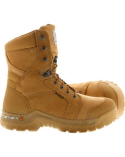 Carhartt Men's 8" Waterproof Insulated Rugged Flex Work Boots - Round Toe -Ariat Shop 2000243204 285 RT
