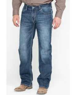Rock & Roll Denim Men's Reflex Double Barrel Straight Leg Jeans -Ariat Shop 2000254147 400 P6