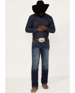 Ariat Men's Dark Wash M7 Ralston Mission Bootcut Jeans