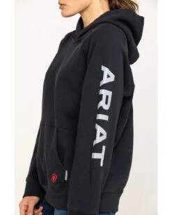 Ariat Women's FR Primo Fleece Logo Hooded Sweatshirt -Ariat Shop 2000281181 001 P4