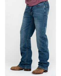 Rock & Roll Denim Men's X Stitch Double Barrel Relaxed Straight Jeans -Ariat Shop 2000283474 400 P6