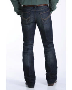 Cinch Men's Ian Med Rinse Slim Bootcut Jeans