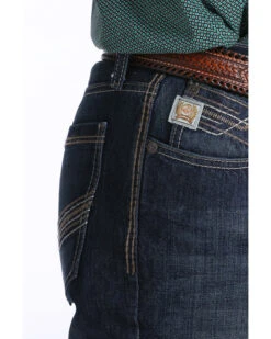 Cinch Men's Ian Med Rinse Slim Bootcut Jeans -Ariat Shop 2000283585 402 P4