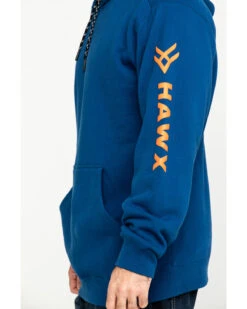 Hawx Men's Logo Sleeve Performance Fleece Hooded Work Sweatshirt -Ariat Shop 2000284116 400 P4