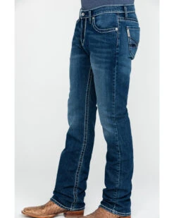Cinch Men's Ian Medium Stone Wash Slim Boot Jeans -Ariat Shop 2000288366 402 P3
