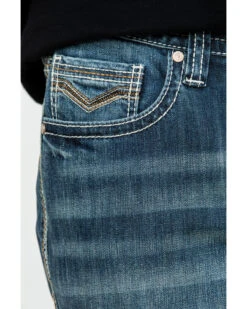 Rock & Roll Cowboy Men's Reflex Double Barrel Relaxed Bootcut Jeans -Ariat Shop 2000289965 400 P4