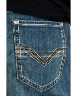 Rock & Roll Cowboy Men's Reflex Double Barrel Relaxed Bootcut Jeans -Ariat Shop 2000289965 400 P5