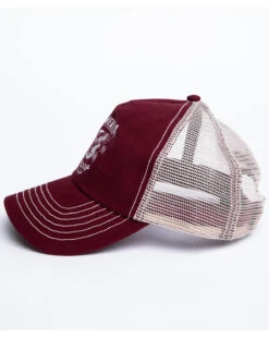 Cody James Men's Burgundy America Free Patch Mesh Ball Cap -Ariat Shop 2000296730 640 P3