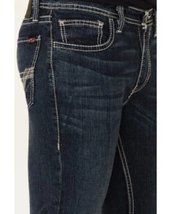 Rock & Roll Denim Men's FR Dark Reflex Revolver Slim Straight Work Jeans -Ariat Shop 2000323863 401 P4