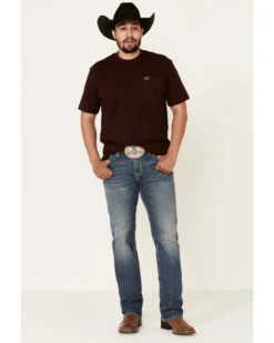 Rock & Roll Denim Men's Pistol Med Stretch Regular Straight Leg Jeans -Ariat Shop 2000333353 400 P3