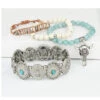 Prime Time Women's Concho Bead & Bull Horn Charm Bracelet Set -Ariat Shop 2000334004 040 P1