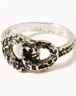 Prime Time Jewelry Women's Pink Marble & Silver Statement Ring Set -Ariat Shop 2000334023 040 P4