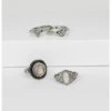 Prime Time Jewelry Women's 4-piece Silver & Pink Stone Ring Set -Ariat Shop 2000334027 040 P1