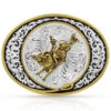 Montana Silversmiths Ranch Rope Bull Rider Buckle