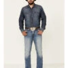 Cinch Men's Ian Medium Stonewash Performance Slim Bootcut Jeans -Ariat Shop 2000334656 402 P1