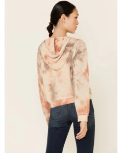 Wild Moss Women's Blushed Tie-Dye Zip Hooded Jacket -Ariat Shop 2000337634 681 P4