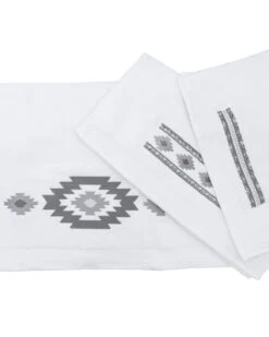 HiEnd Accents Free Spirit 3pc Embroidery Towel Set