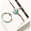 Prime Time Jewelry Women's Cactus Beaded Bracelet Set -Ariat Shop 2000338285 040 P1