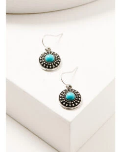 Prime Time Jewelry Women's Silver Turquoise & White Concho Jewelry Set -Ariat Shop 2000338300 040 P3