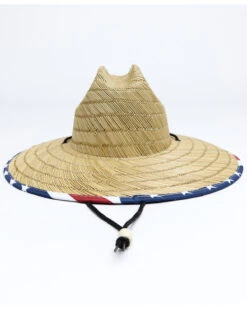 Cody James Men's USA Strong Lifeguard Straw Sun Hat -Ariat Shop 2000338987 942 P3