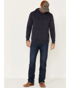 Flag & Anthem Men's Navy Colerain Burnout Fleece Hooded Sweatshirt