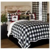 Carstens Black & White Queen Lumberjack Plaid Bedding Set -Ariat Shop 2000339742 100 P1