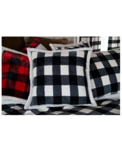Carstens Black & White Queen Lumberjack Plaid Bedding Set -Ariat Shop 2000339742 100 P3