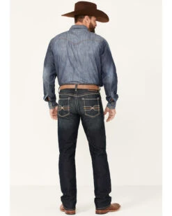 Ariat Men's M4 Cobalt Dark Wash Stretch Relaxed Straight Jeans -Ariat Shop 2000341785 400 P3