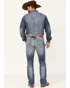 Ariat Men's M4 Dakota Medium Wash Stretch Relaxed Straight Jeans -Ariat Shop 2000341795 400 P3
