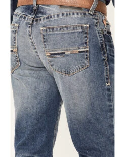 Ariat Men's M4 Dakota Medium Wash Stretch Relaxed Straight Jeans -Ariat Shop 2000341795 400 P4