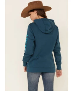 Ariat Women's Eurasian R.E.A.L Arm Logo Graphic Hoodie -Ariat Shop 2000341891 410 P5